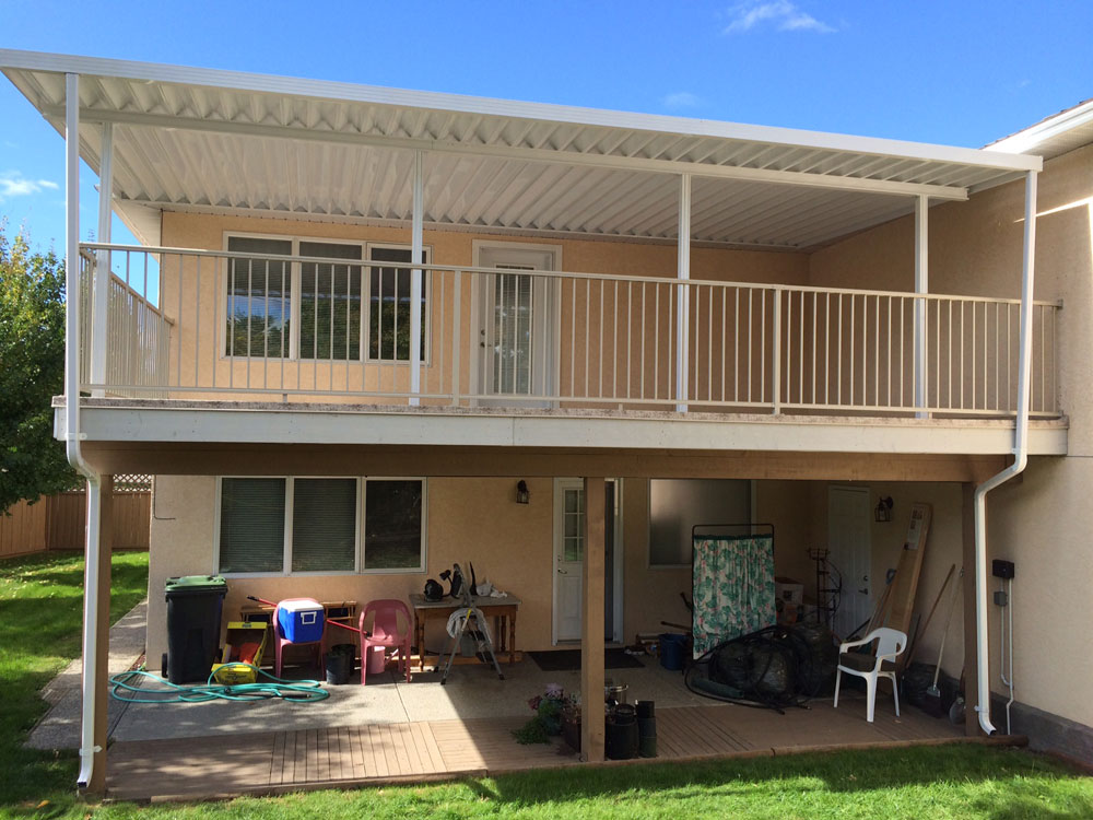 double patio cover