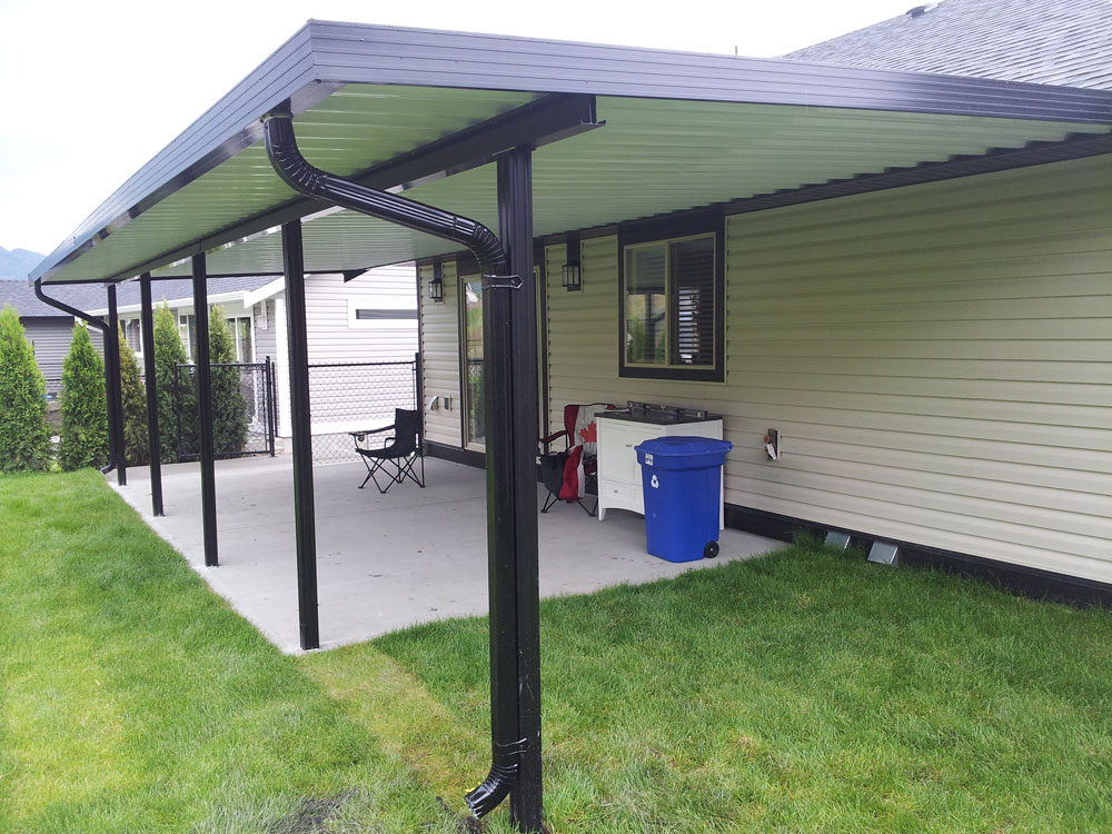 patio cover over grass