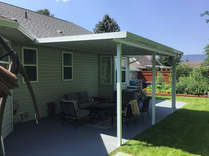 new patio cover for Dave and Marlene
