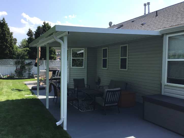 new patio cover for Dave and Marlene