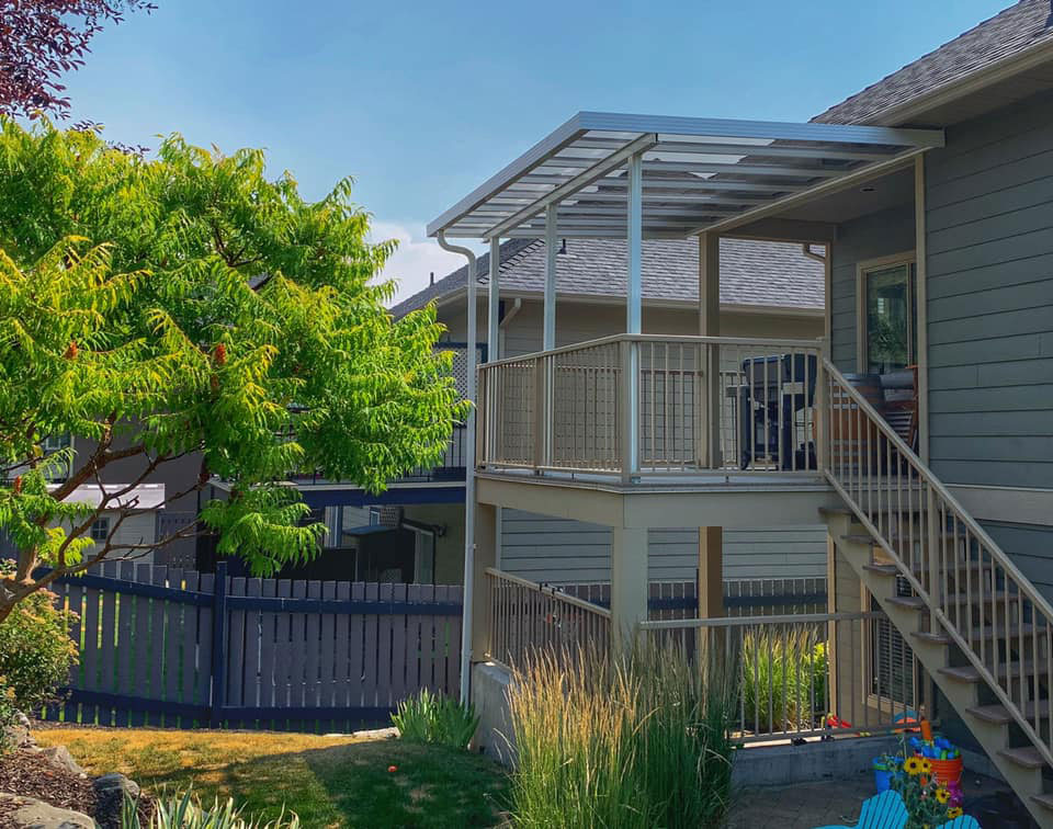 patio cover on second floor sundeck