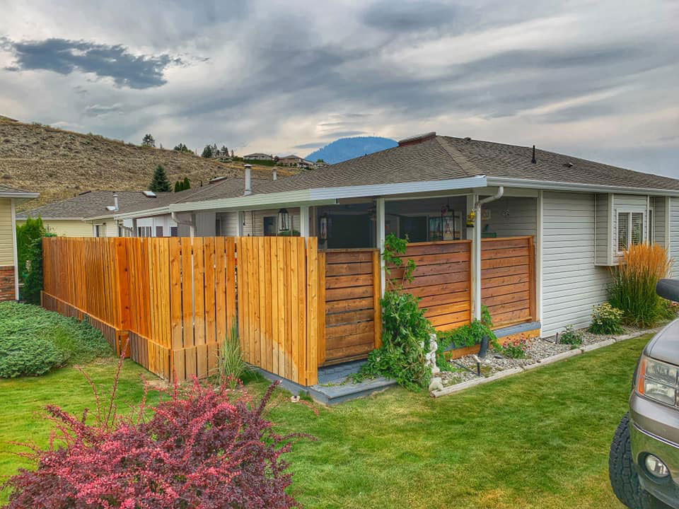 private large shaded area under patio cover