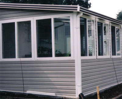 half wall sunroom / solarium